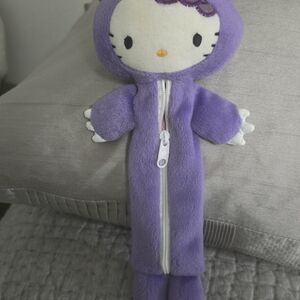 Purple Plush Character Pajama Holder